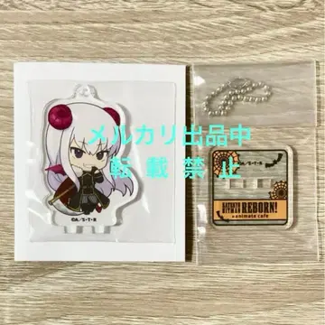 스쿠알로 2021년 애니카페 아크릴 스탠드 키링 리본