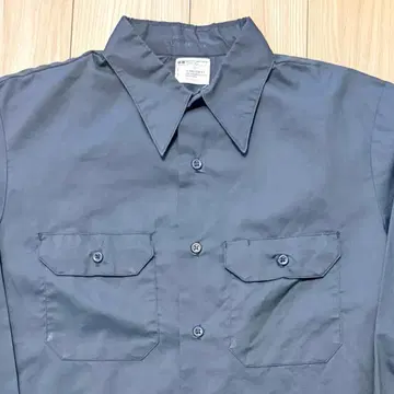 [ 70s ] BIG MAC 워크 셔츠 네이비 16-16.5