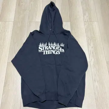 GU STRANGER THINGS 후드티 L 사이즈 다크 그레이