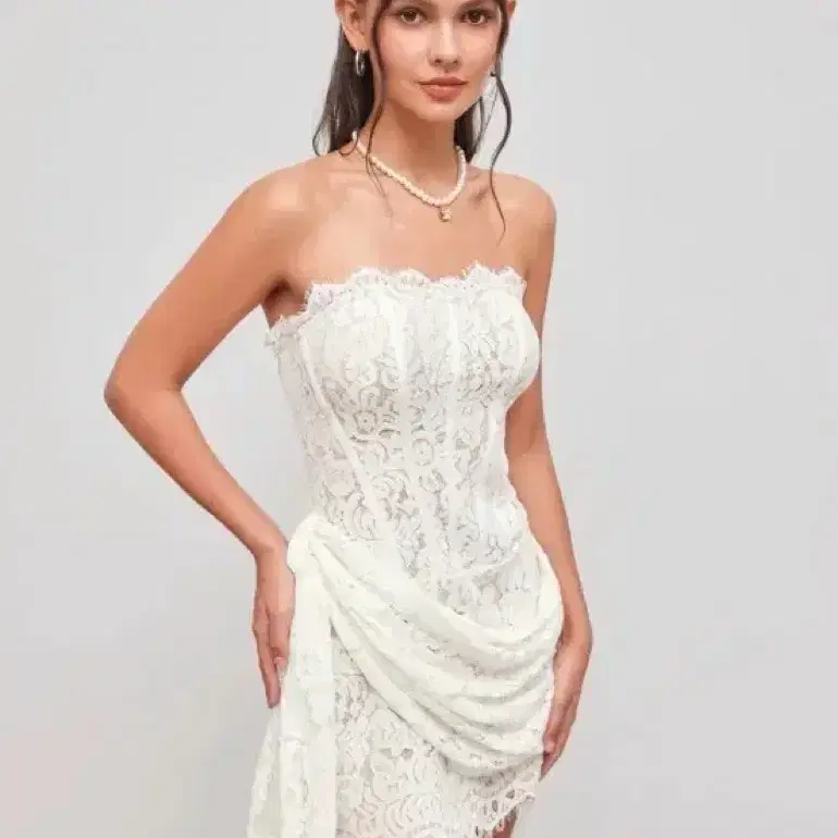 high low wedding dress lace Beading High-Low Wedding Dress