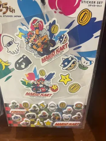 USJ 한정판 슈퍼 닌텐도 월드 마리오 스티커 세트