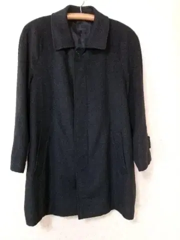 104020 Balestrino 캐시미어 100% 스텐카라 코트 블랙 M