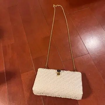 Lancel 화이트 바스켓백 숄더백 체인백