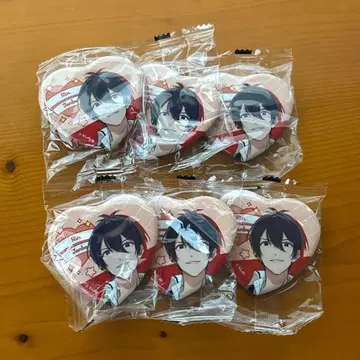 아오페라 탄바 린 캡슐 하트 캔뱃지 세트