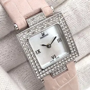 [ 가동 ] Swarovski 에리스 크리스탈 베젤 쉘 다이얼 쿼츠