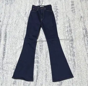 MOUSSY 플레어 데님 하이웨스트 스트레치 24인치