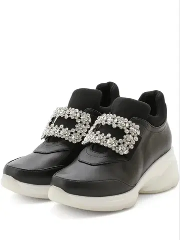 셀포드 텍스처 소재 비쥬 스니커즈 38