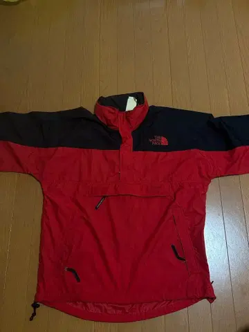 THE NORTH FACE 하프 지퍼 자켓 레드/블랙