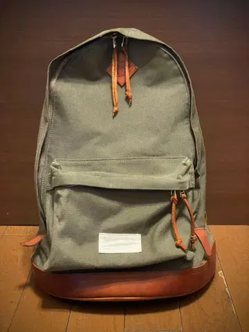 VASCO 캔버스 원단x가죽 럭색