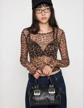 LAGUA GEM 라운드 미니 보스턴 백