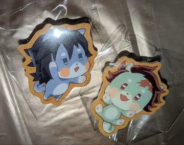 귀멸의 칼날 발렌타인 애니멀 쿠키 배지 카마도 탄지로 토미오카 기유