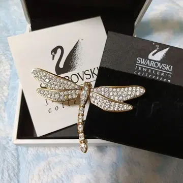 SWAROVSKI 브로치 잠자리