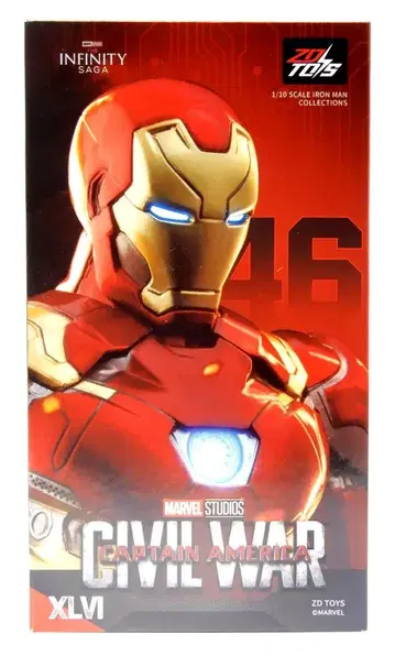 ZD TOYS INFINITE ACTION IRONMAN MARK46