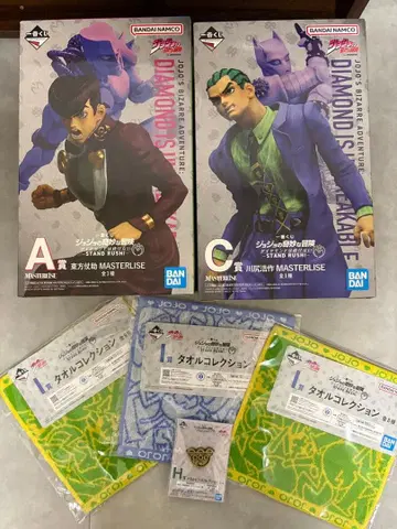 죠죠의 기묘한 모험 제일복권 세트 카와지리 코사쿠 히가시카타 죠스케