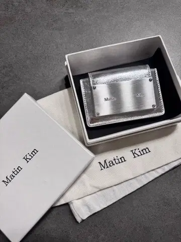 Martin Kim 아코디언 지갑 카드 케이스 실버