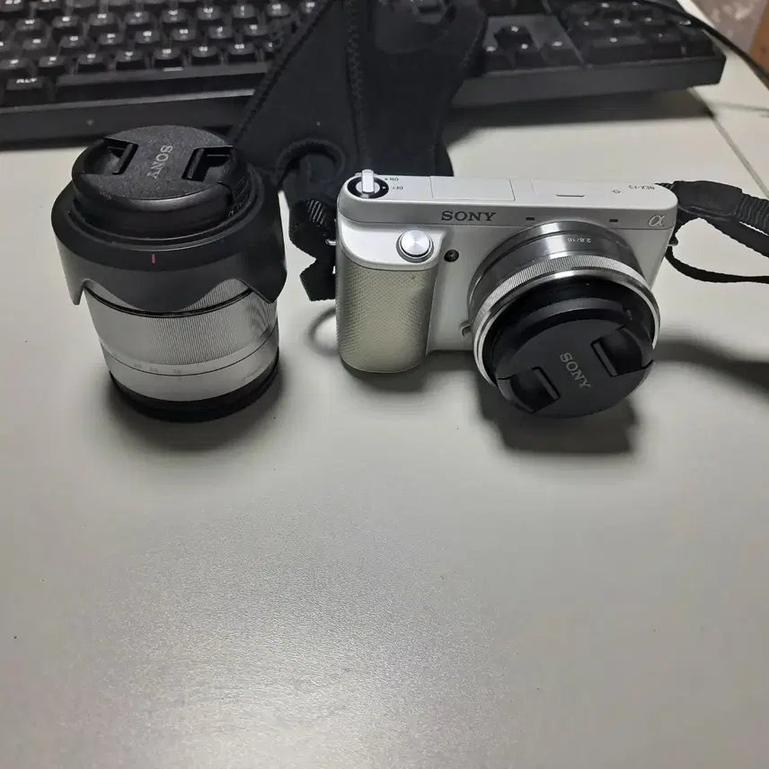 소니 NEX-F3 미러리스 카메라 디카 디지털카메라