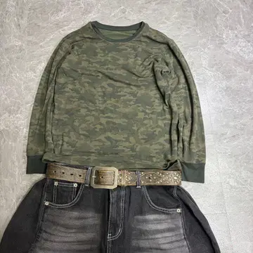 archive UNIQLO 카모플라주 롱T y2k 카모플라쥬