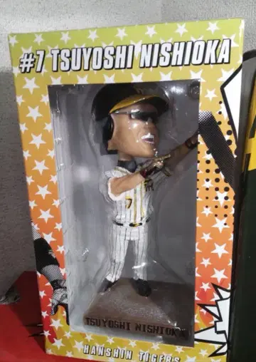 한신 타이거즈 니시오카 츠요시 보블헤드 피규어 2013