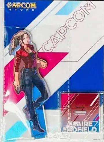바이오하자드 클레어 홀로그램 아크릴 스탠드 캡콤 스토어 실타 치세