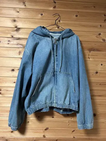 ZARA 데님 자켓 후드티