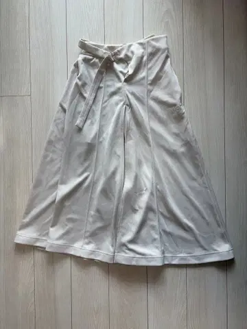 Y-3 화이트 와이드 팬츠