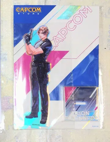 레온 아크릴 스탠드 캡콤 스토어 이케부쿠로 바이오하자드