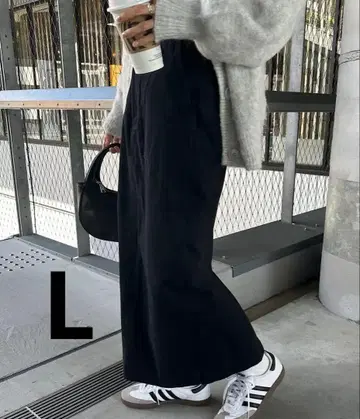 andme 하이웨스트 베이커 스커트 블랙 L 사이즈