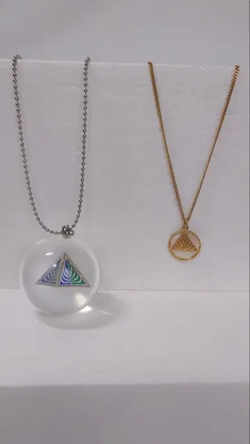 ESP 과학 연구소 넨교쿠 넨다마 골드 컬러 목걸이 ESP 각인