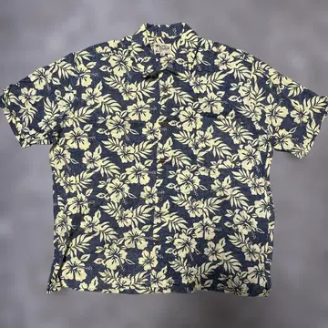 Roushatte 꽃무늬 하와이안 셔츠 5L 빅 사이즈 g49