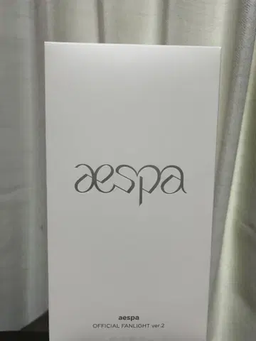 aespa 응원봉 ver.2 미개봉 새상품 포토카드 세트 포함