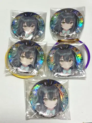 GIGO 한정판 학마스 오로라 금박 캔뱃지 츠키무라 테마리 5세트