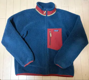 Patagonia 레트로x L 사이즈 플리스 자켓 네이비/레드