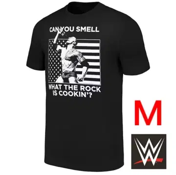 [ 새상품 미사용 ] WWE 더 락 드웨인 존슨 셔츠