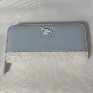 산리오 시나모롤 장지갑 라운드 지퍼