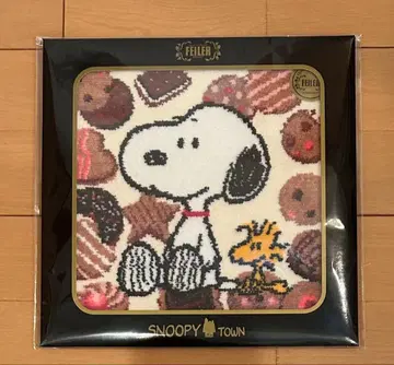 [ 초레어 ] 미개봉 새상품 FEILER 스누피 콜라보 손수건 쿠키