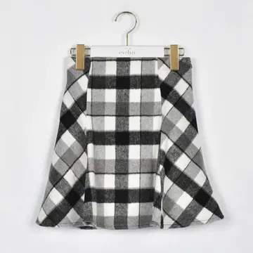 evelyn 에블린 하이웨스트 체크 스커트