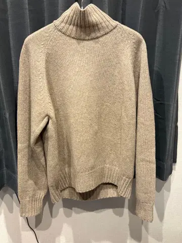stein EX Fine Lambs Loose High Neck Knit