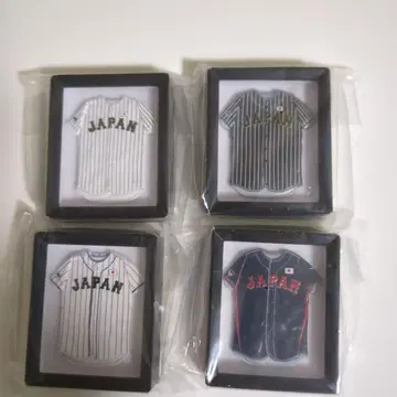 사무라이 재팬 역대 유니폼 프레임 마그넷 4종 세트