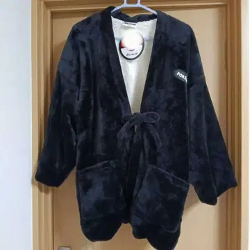 포켓몬스터 플리스 자켓 M-L 블랙