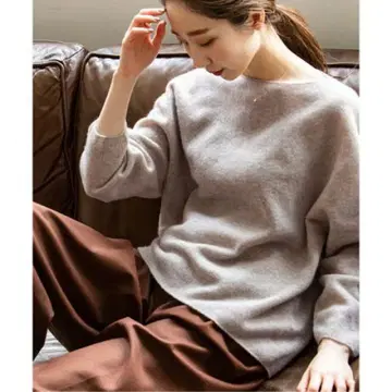 noble 파인 울 에포트리스 니트 베이지