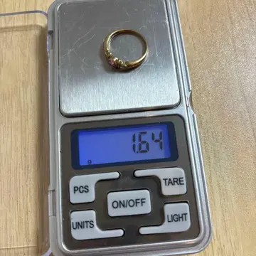 k9 루비 반지 빈티지 금 1.64g