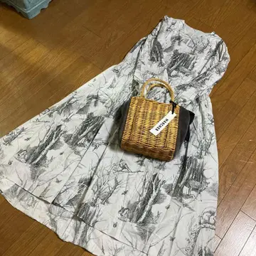 다마 컬렉션 라티사 애니멀 원피스 사만사 모스모스 아이보리