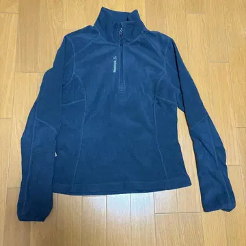 리복 하이넥 플리스 자켓 S 다크 블루