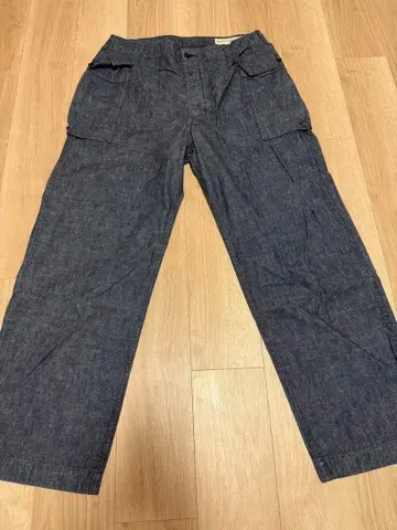 BONCOURA 본쿠라 43 카고 팬츠 바지 코튼 린넨 36