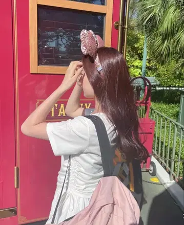 muguet ribbon ballerina T WHITE 뮤게 리본