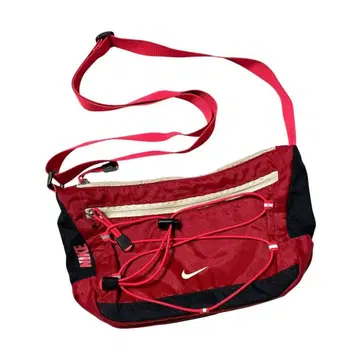 나이키 y2k 테크 숄더백 레드