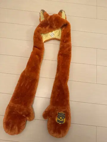 디즈니 주토피아 닉 머플러 팬캡