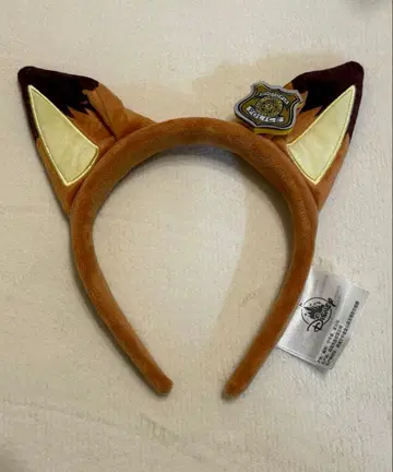 상하이 디즈니 닉 머리띠 주토피아