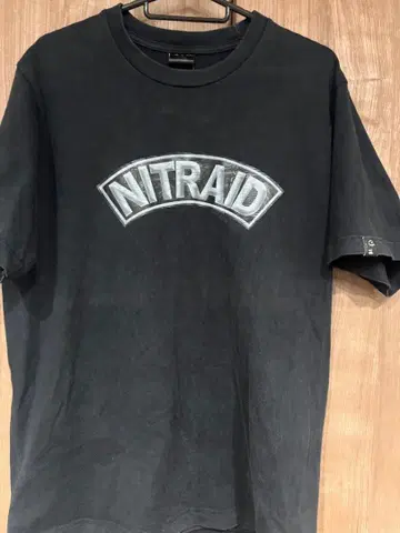 nitraid 사이버 시티 아치 로고 T셔츠 M