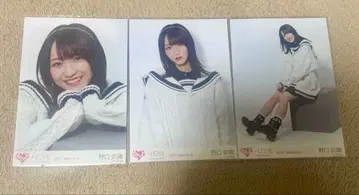 이코러브 노구치 이오리 브로마이드 화이트 니트 겨울 투어 2021 컴프